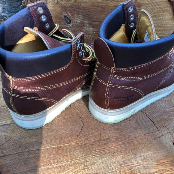 Patron 713 Work Boots Size 8 US. Color Brown. Like New. - Picture 6 of 9